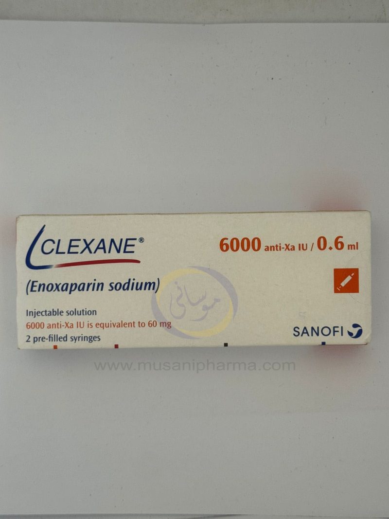 Clexane Injection 6000Iu/0.6Ml Enoxaparin Sodium (1 Box = 2 Injections) - Image 2