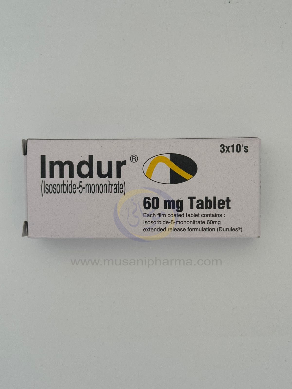 Imdur 60mg Tab. ( Isosorbide Mononitrate ) 10's ( Barrett Hodgson )