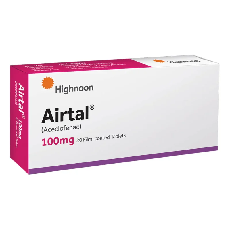 Airtal Tablet 100mg(Aceclofenac) -Highnoon