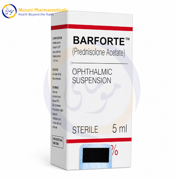 Barforte Eye Drops 5 ml (Prednisolone) - Barrett Hodgson