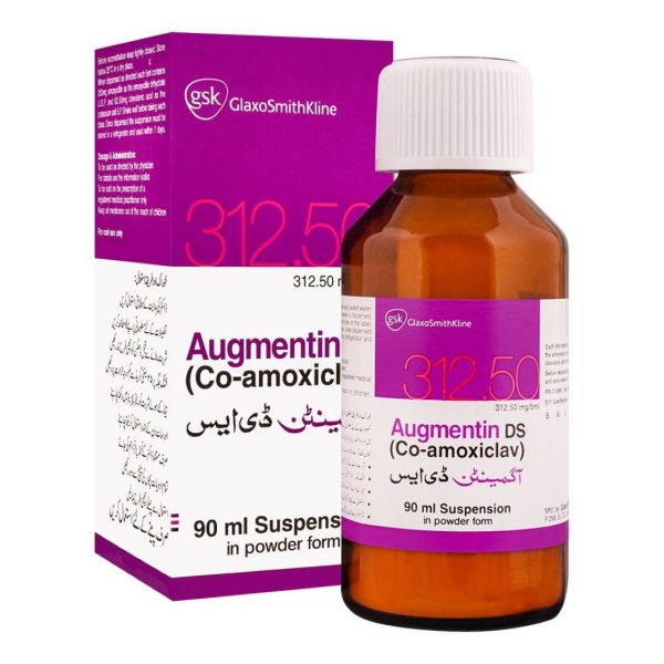 Augmentin DS 312.50 (Co-amoxiclav) GSK