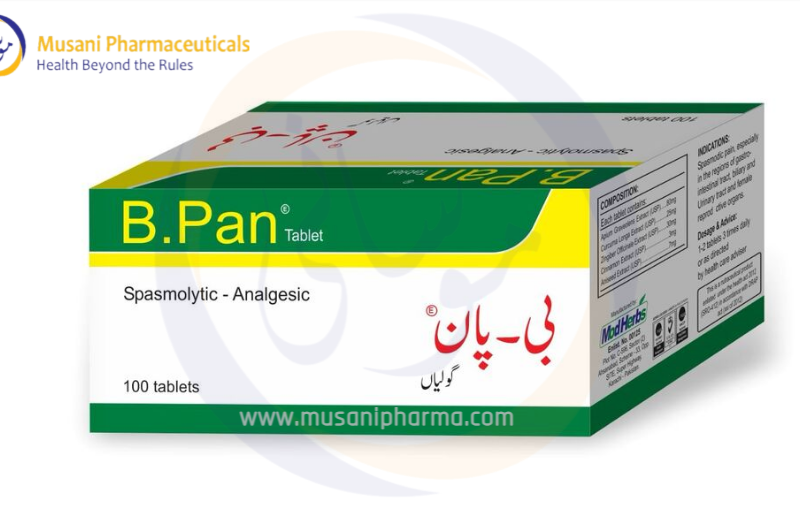 B.Pan Tablet (spasmolytic-Analgesic) - Modherbs