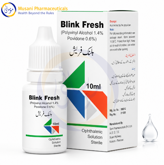 Blink Fresh Eye Drops 10ml ( Polyvinyl Alcohol , Povidone) - sante (private) limited