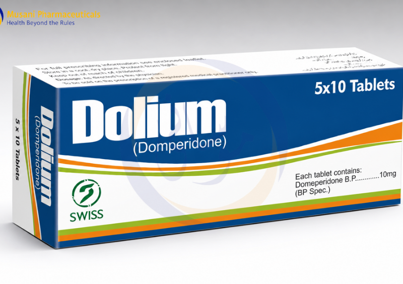 Dolium 10mg Tab (Domperidone) - SWISS Pharma