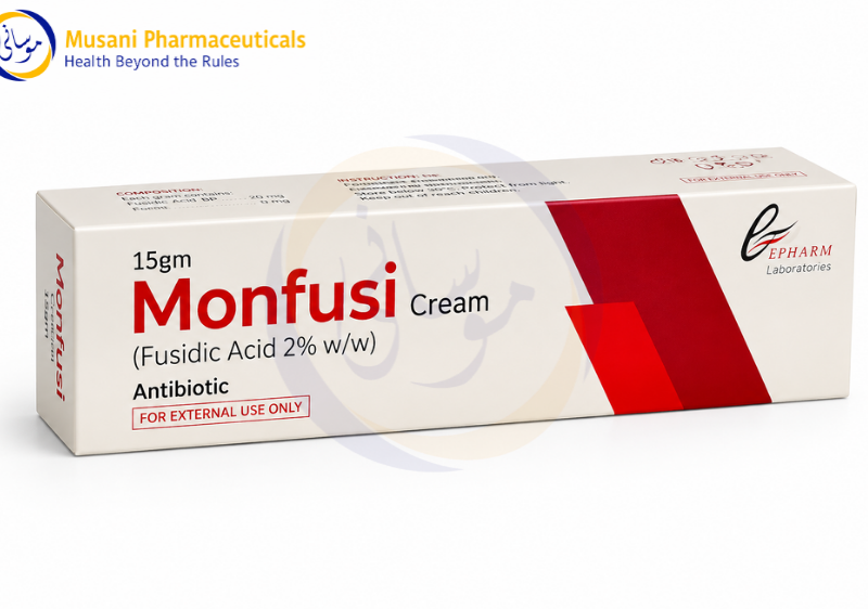 Monfusi Cream15g (Fusidic Acid 2% w/w) - Epharma lab