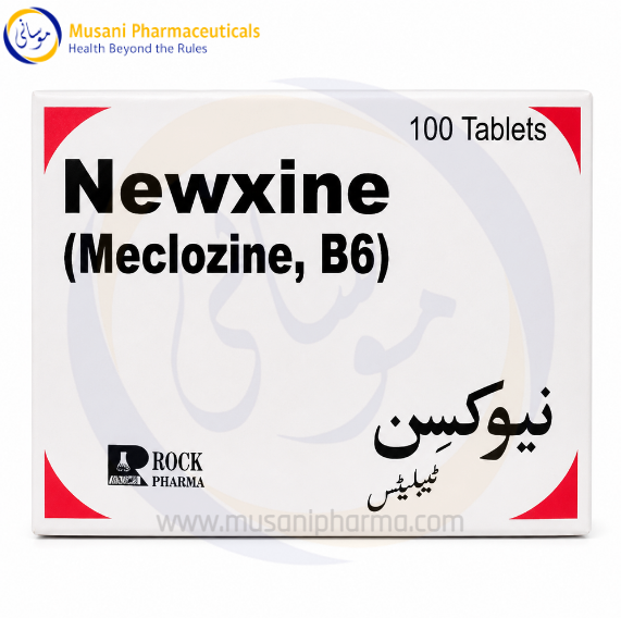 Newxine Tab  1 Box = 100 tablets (Meclozine,B6) - Rock Pharma