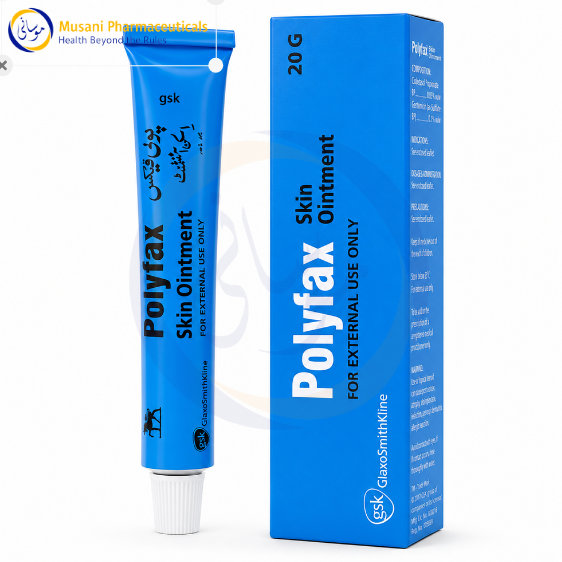 Polyfax Skin Ointment 20g (Polymyxin B , Bacitracin) - GSK