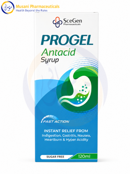 Progel Antacid 120ml Syrup - Alpha