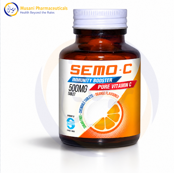 Semo-C Chewable Tablets 500mg (50 Tablets in 1 Bottle) - Semos