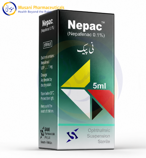 Nepac Eye Drops 5ml (Nepafenac) - sante (private) limited