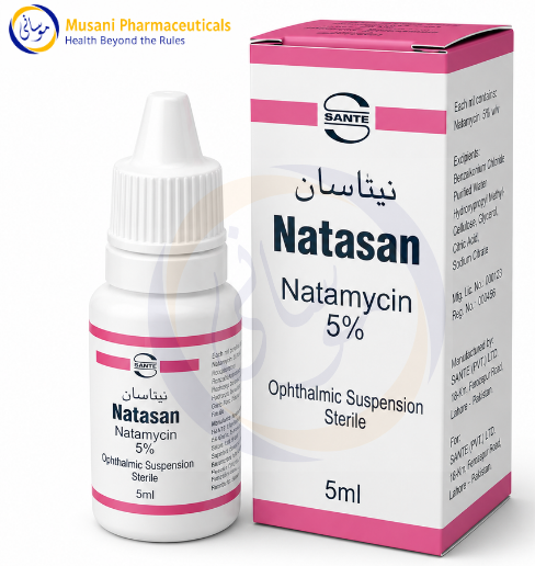 Natasan Eye Drops (Natamycin 5%) - Sante