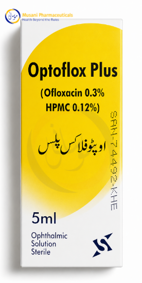 Optoflox Plus Eye Drops 5ml - sante (private) limited